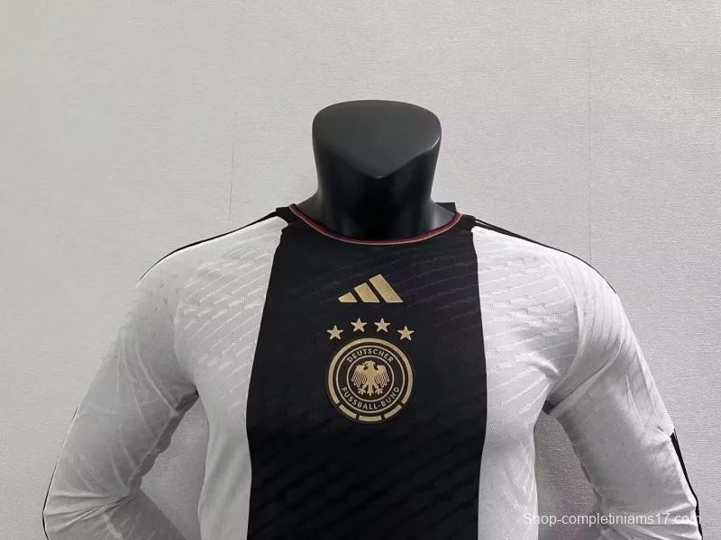 Player Vision 2022 Germany Home Long Sleeve Jersey