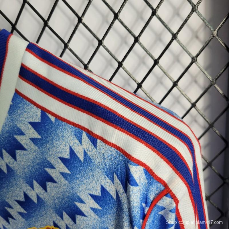 Retro Long Sleeve 90/92 Manchester United Away Jersey