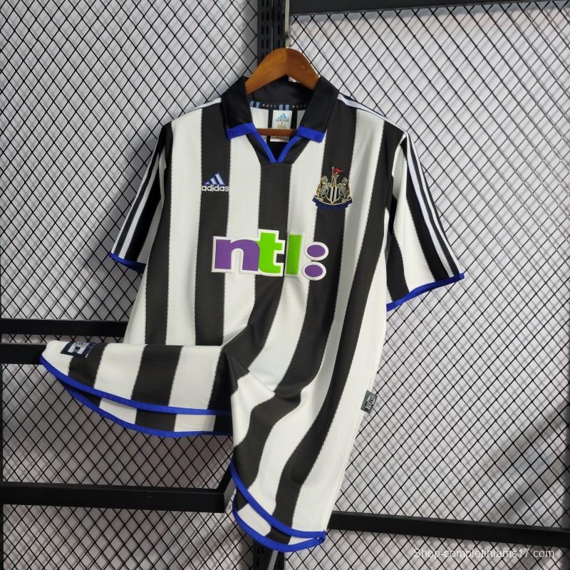 Retro 2000-01 Newcastle Home Soccer Jersey