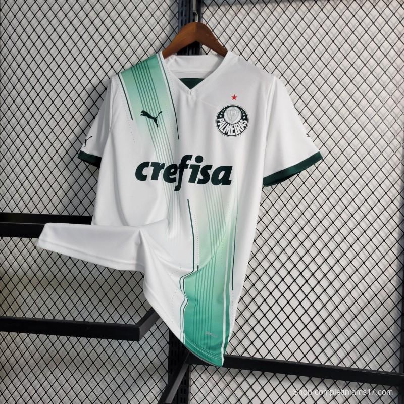 23-24 Palmeiras Away White Jersey