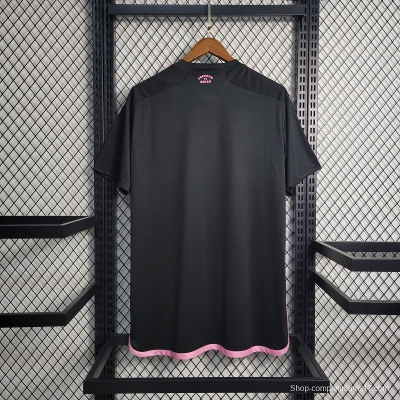 23-24 Inter Miami Away Black Jersey