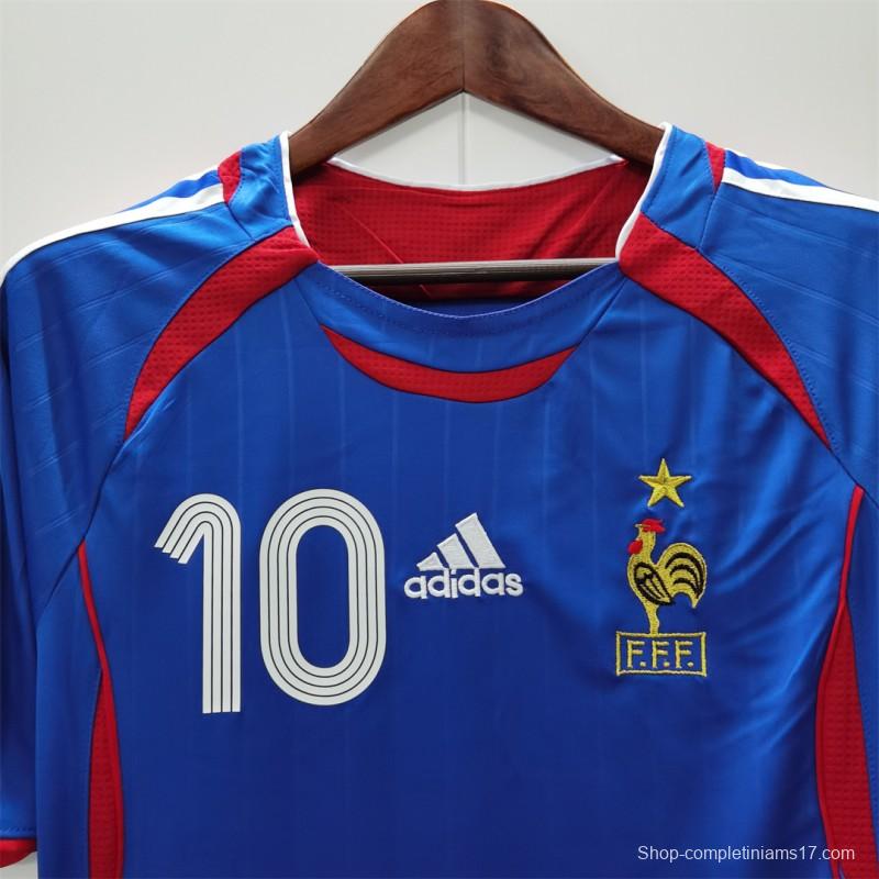 Retro 2006 France Home Jersey