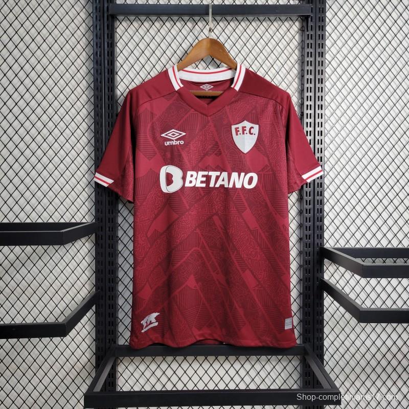 23-24 Fluminense  Third Red Jersey