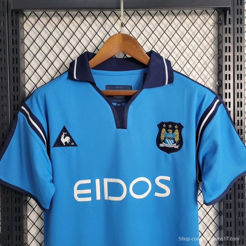 Retro 01/02 Manchester City Home Jersey