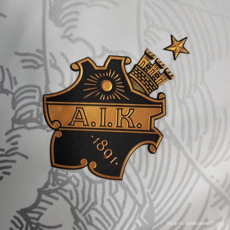 23-24 AIK Sonina 132TH Anniversary Edition White Jersey