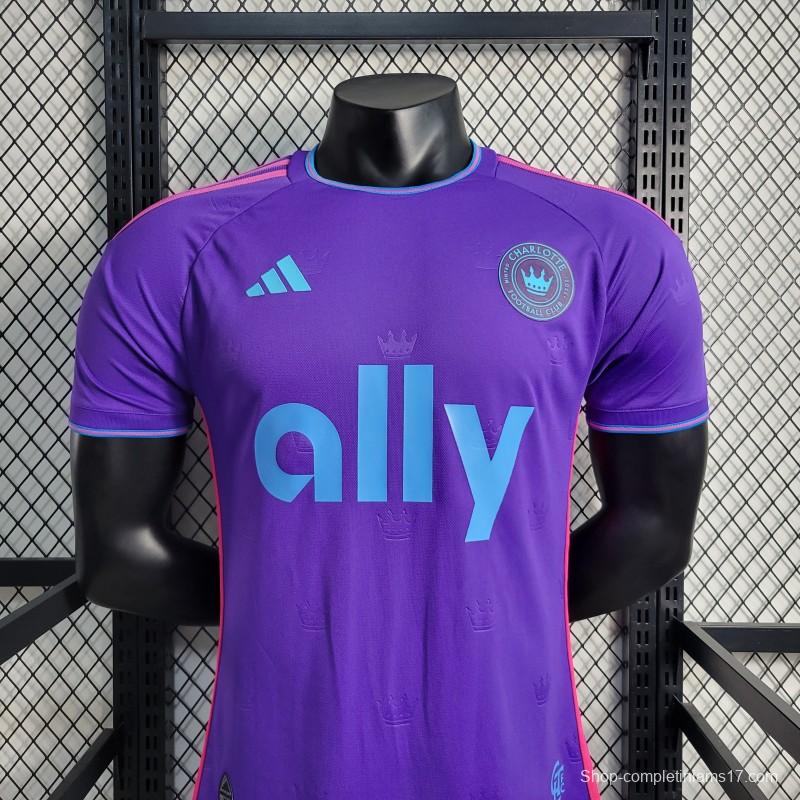 Player Version 23-24 Charlotte Away Purple Jersey