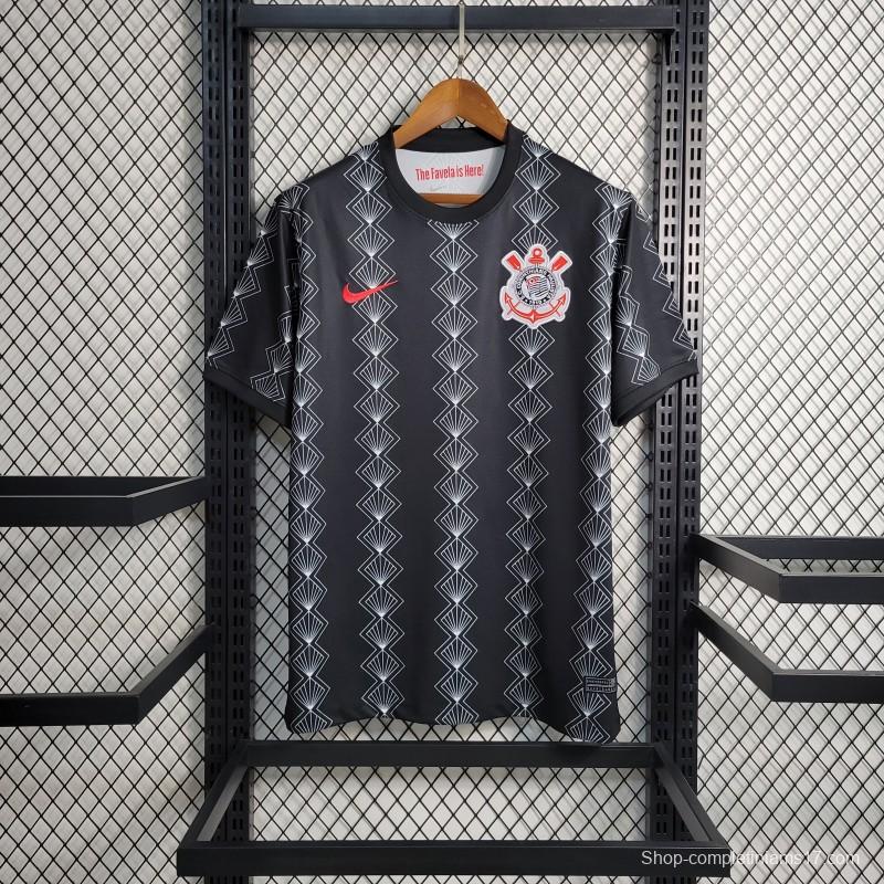 23-24 Corinthians Training Black Jersey