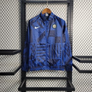 23-24 Inter Milan Black Windbreaker