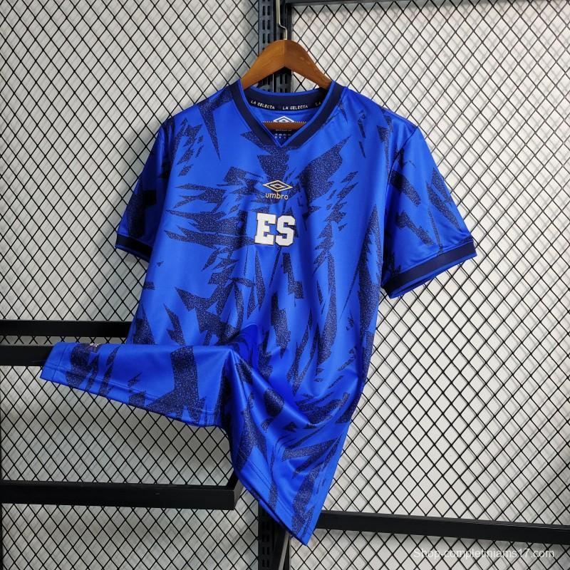 2023 El Salvador Home Soccer Jersey