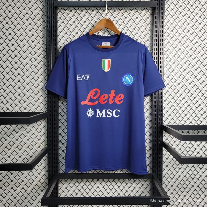 23/24 Napoli Blue Training Jersey