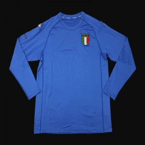 Retro 2000 Italy Home Long Sleeve Jersey