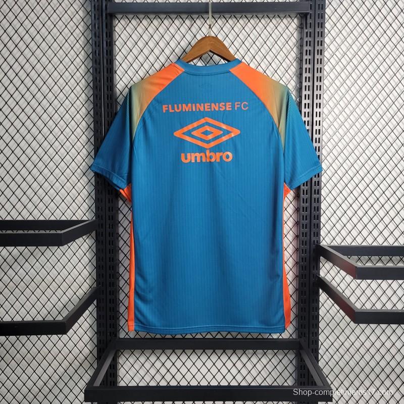 23-24 Fluminense Pre Match Blue Jersey