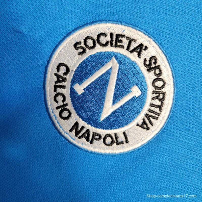 Retro 88/89 Napoli Home Jersey