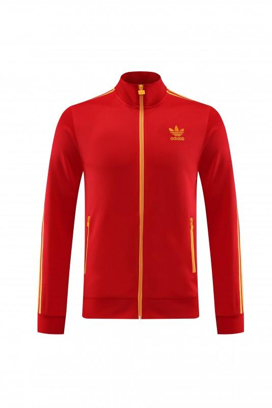 2023 Adidas Original Red Full Zipper Jacket +Pants