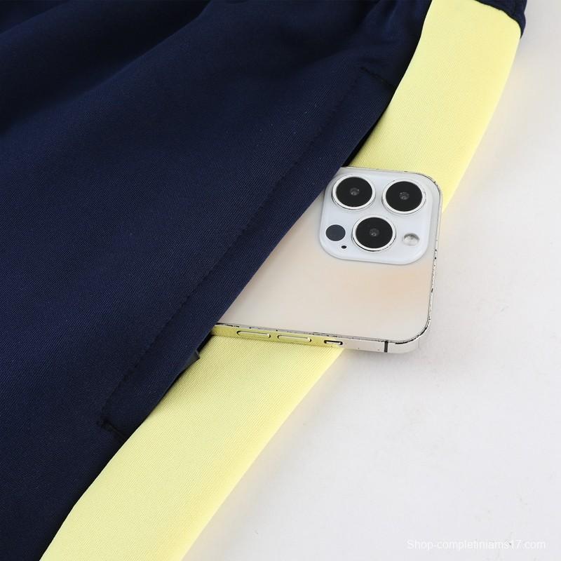23/24 Manchester City Yellow Full Zipper Jacket +Pants