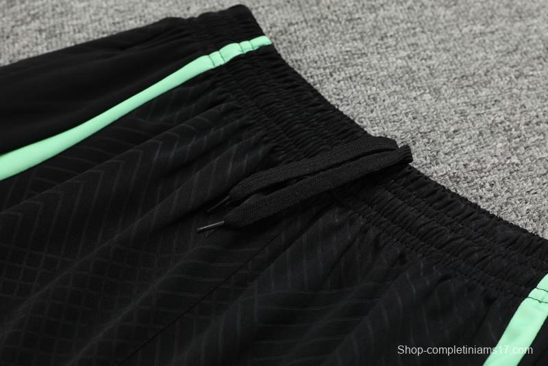 23-24 Liverpool Black Green Short Sleeve+Shorts