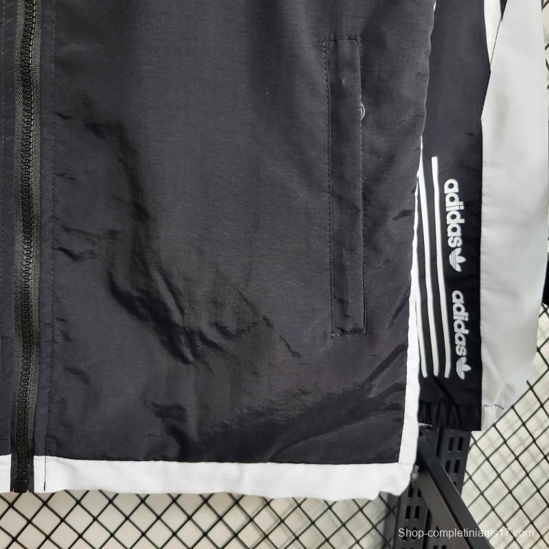 2023 Adidas Originals Black Windbreaker