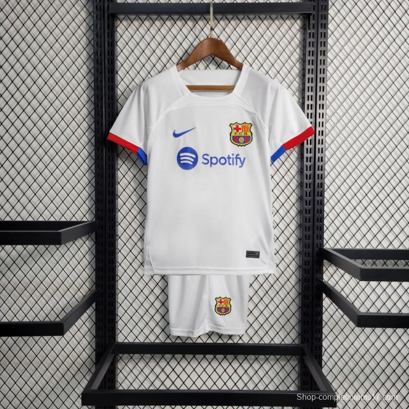 23-24 KIDS Barcelona Away Jersey