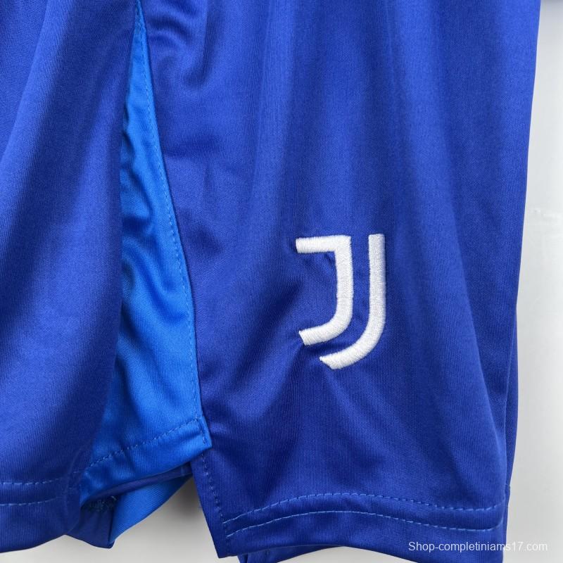 23/24 Kids Goalkeeper Juventus Blue Jersey