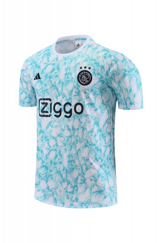 23/24 Ajax Blue/White Short Sleeve Jersey+Shorts