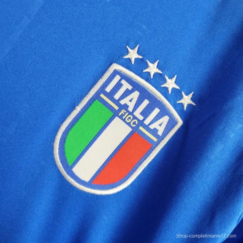 2024 Kids Italy Away White Jersey