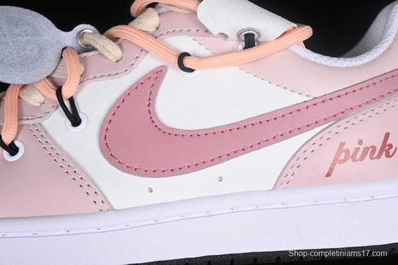 Nike Court Borough Low 2 GS Pink Rose Low-Top Sneakers