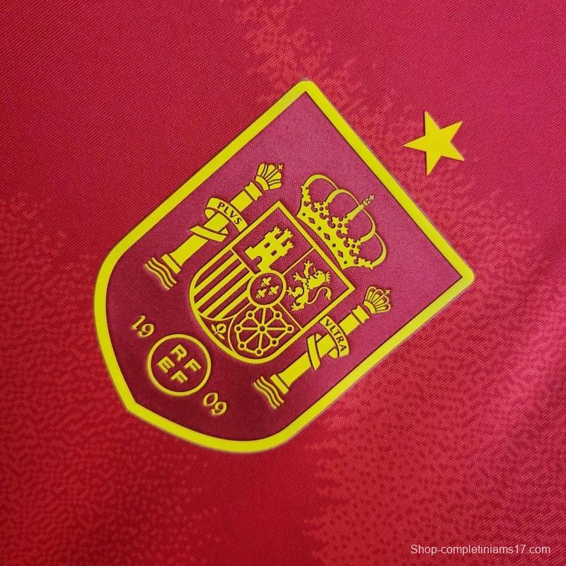 2024 Spain Home Jersey