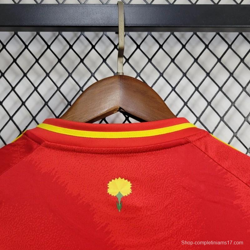 2024 Kids Spain Home Jersey