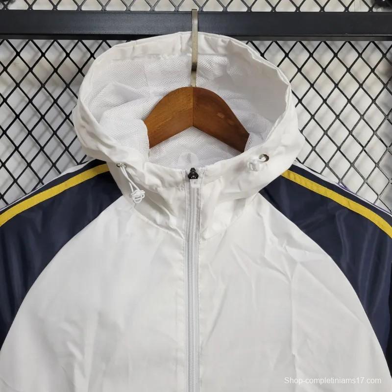 24/25 Arsenal White Windbreaker