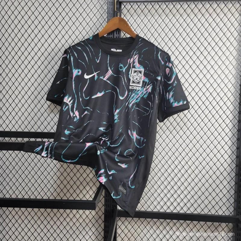 2024 South Korea Away Black Jersey