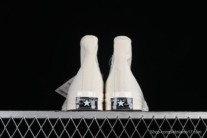Converse Chuck 1970s Original Cream White High-Top Casual Canvas Shoes - 162210C