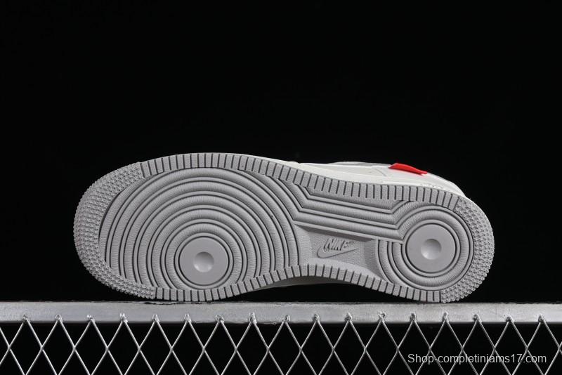Supreme x Nike Air Force 1'07 Low Beige Casual Sneakers