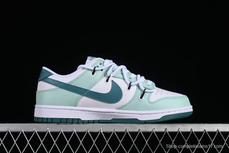 Nike SB Dunk Low White Green Skateboarding Shoes - FD9911-101