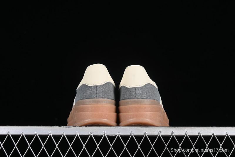 Adidas Originals Gazelle Bold IE0428 Low-Top Sneakers with Thick Sole for Casual Wear, Anti-Slip and Durable - IE0428