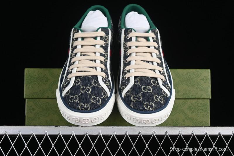 Gucci Tennis 1977 Print Sneaker Retro Casual Canvas Shoes - 02JPO9064