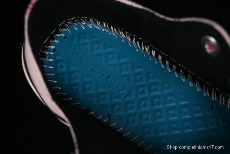 Converse Chuck 70s Low-Top Casual Sneakers with Black-Pink Chain Design - A09542C