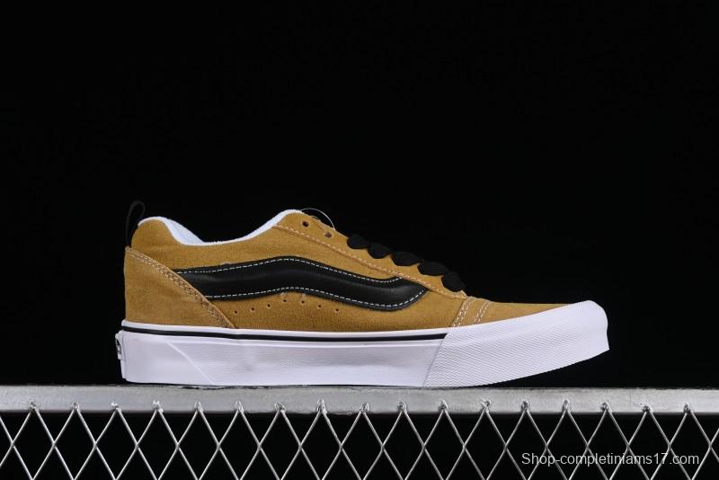 Vans Classics Knu Skool Retro Skate Shoes with Thick Tongue and Oversized Toe - VN0009QC5QJ1