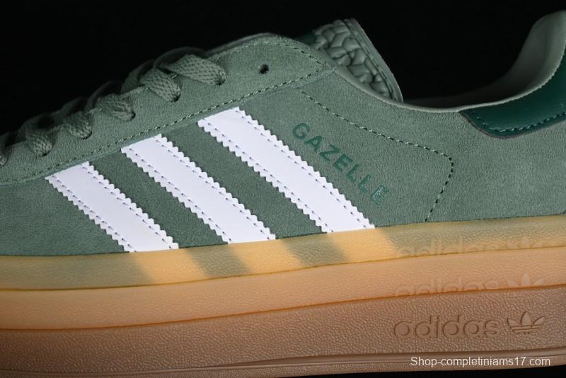 Adidas Originals Gazelle Bold ID6998 Low-Top Sneakers with Thick Sole for Casual Wear, Slip-Resistant and Durable