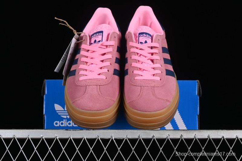 Adidas Originals Gazelle Bold H06122 Low-Top Sneakers with Thick Sole for Casual Wear, Slip-Resistant and Durable