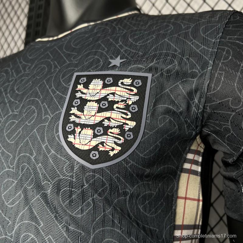 Player Version 2024 England Euro Jordan Black Jersey