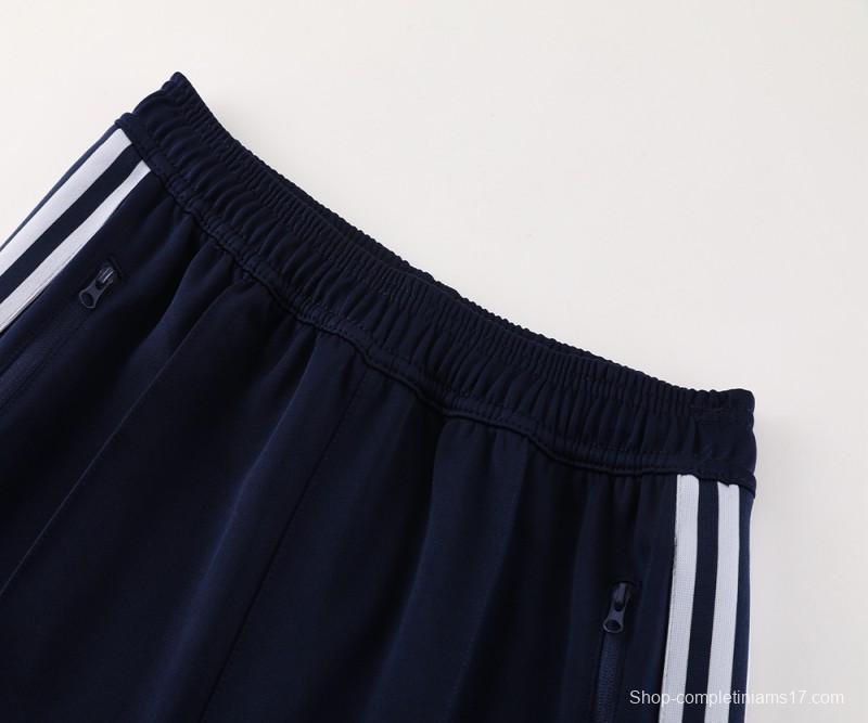 24/25 Adidas Original Navy Full Zipper Jacket +Long Pants