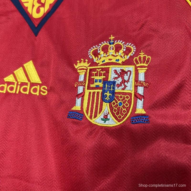 Retro 1998 Spain Home Jersey