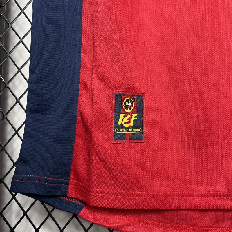 Retro 1998 Spain Home Jersey
