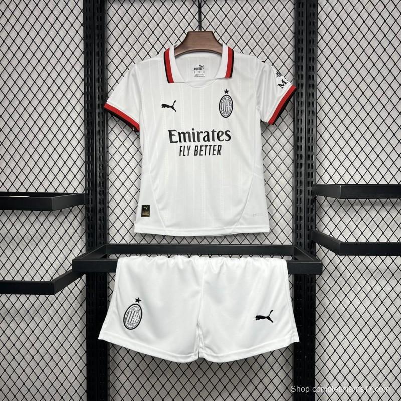 24/25 Kids AC Milan Away Jersey