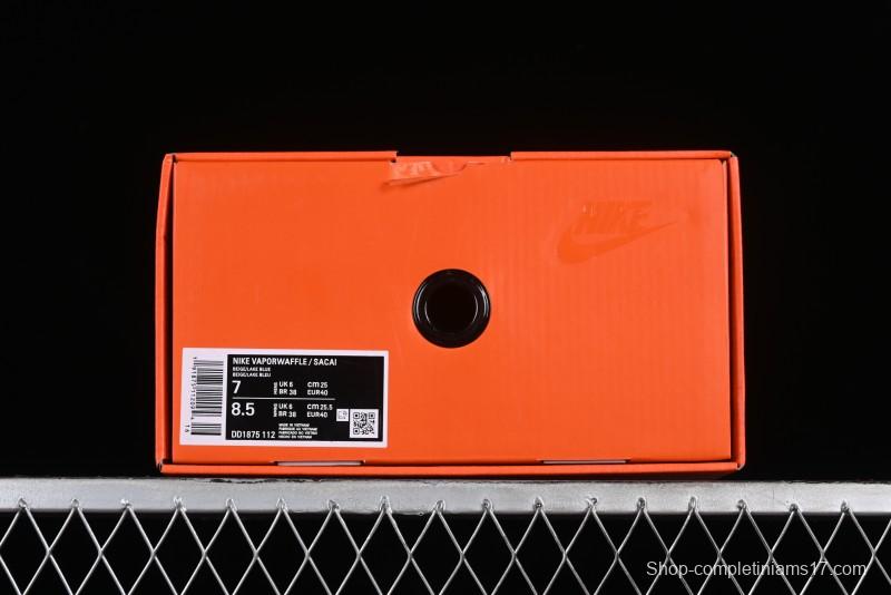 Nike Sacai VaporWaffle 3.0 Deconstructed Sneakers with Overlapping Swoosh and Double Tongue - DD1875-101