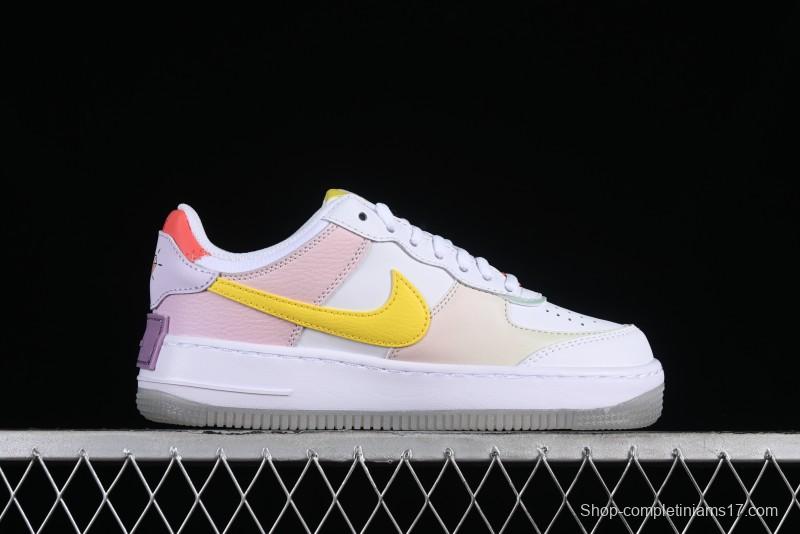 Nike Air Force 1 Shadow Lightweight Elevated Low-Top Versatile Sneakers - CW2630-141