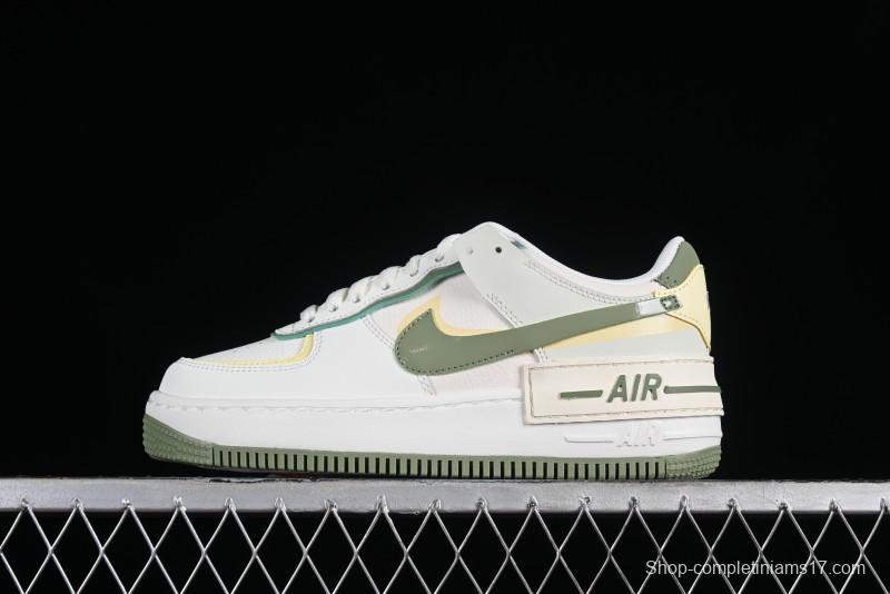 Nike Air Force 1 Shadow Low-Top Sneakers with Lightweight EVA Midsole and Anti-Slip RB Rubber Outsole - FN6335-101