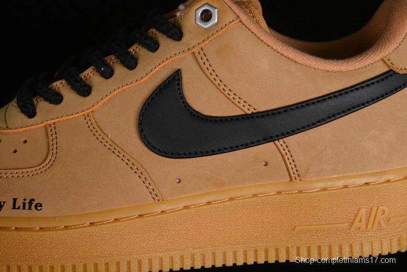 Nike Air Force 1 '07 Low Wheat Low-Top Sneakers - FZ7372-200