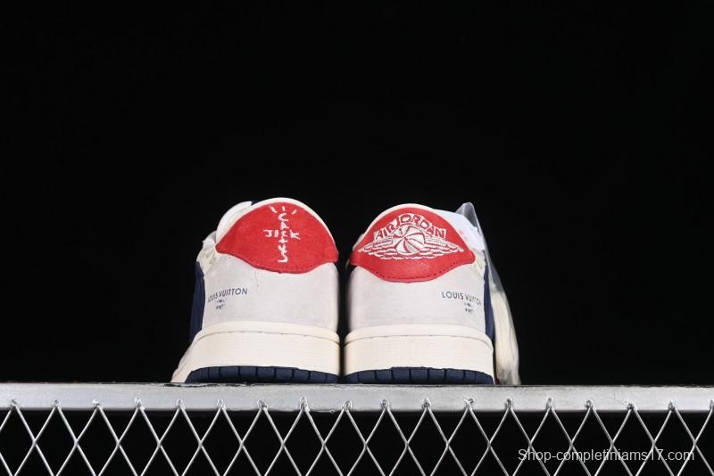 Nike Air Jordan 1 Low OG SP Travis Scott x Fragment Design Collaboration Sneakers - YQ2088-668