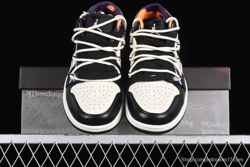 Nike Air Jordan 1 Low AJ1 Panda Prank Hip-Hop Theme - Big Shots Casual Sneakers